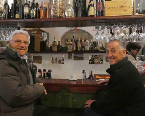 And then, of course, a quick coffee (with our friend, Franco)