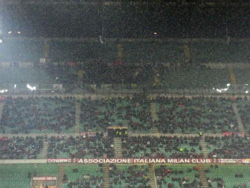 And snow began falling again