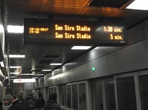 The metro in Milan is great; it's efficient and frequent and there's an easy swipe card system a bit like a Myki (that works) or a GoCard