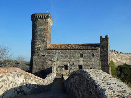 The 13th century Castello della Badia today houses many of the Etruscan treasures from Vulci