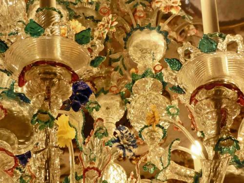 Apparently the best intact example of its type, the chandelier is a sparkling beauty