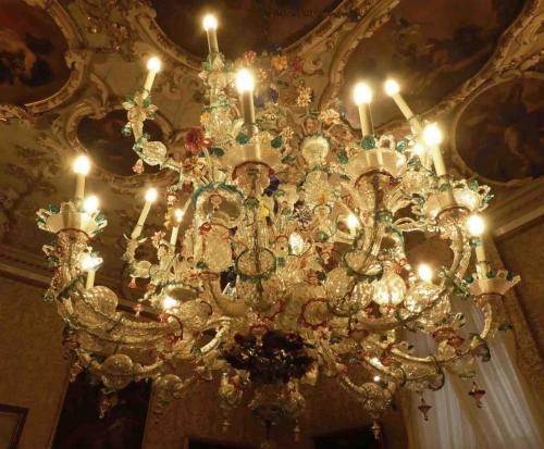 18th century Murano glass chandelier