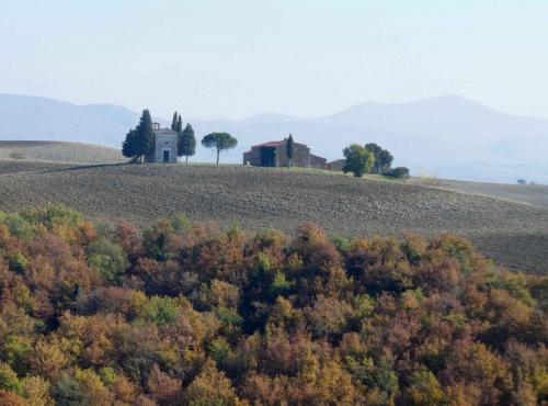 Just outside Pienza