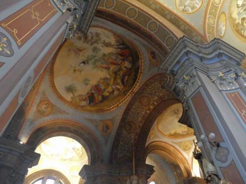 Dedicated to St Ulrich, the church was built in the 1790s