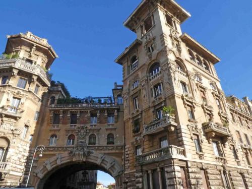Further out, in Quartiere Trieste, is one of the city's most unusual neighbourhoods, Coppedè