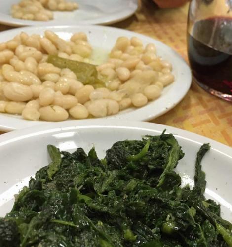 Delicious greens and beans