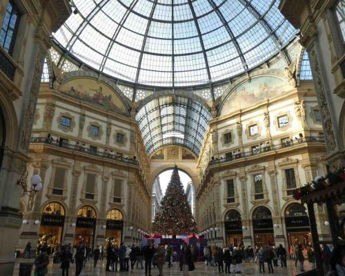 Opened in 1877, the wondrously extravagant Galleria  can take away your breath - and your money 