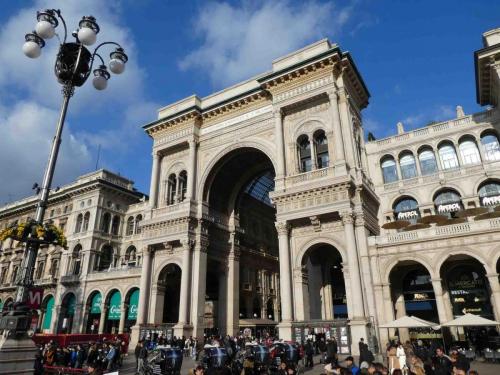 The Galleria Vittorio Emanuele II is one of the oldest shopping malls in the world
