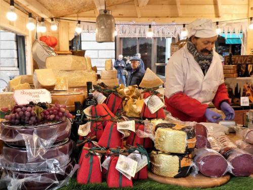 We bought some delicious Gorgonzola from this man