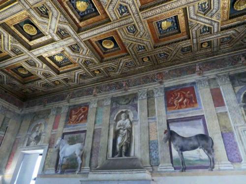 Palazzo Te's Hall of the Horses, the most important guests were greeted here