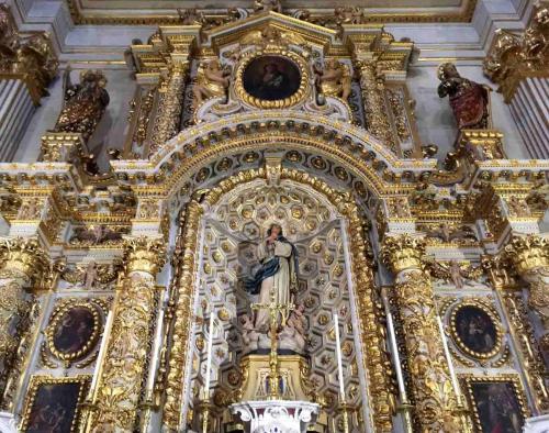 This one is the altar of Our Lady Queen of Peace