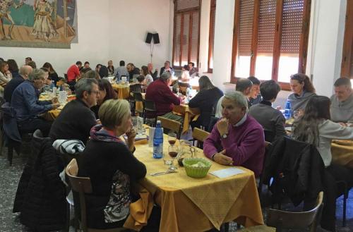 Lunch in the town hall