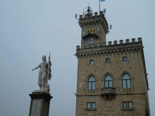 Palazzo Pubblico and the house of Parliament