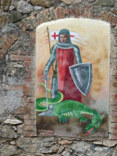 St George the Dragon Slayer in Montemerano