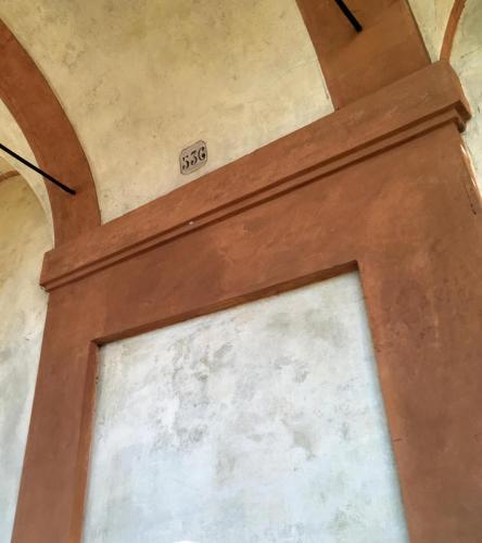 Numbered portico on the way up to San Luca (almost there)