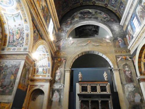 The beautiful 'Nun's Choir' in the Santa Guilia complex