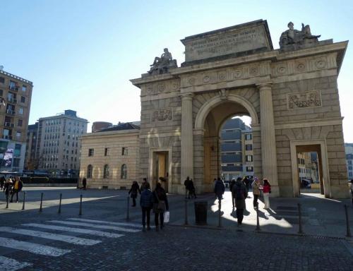 Just a few minutes walk from Porta Nuova is Porta Garibaldi, one of the original city gates