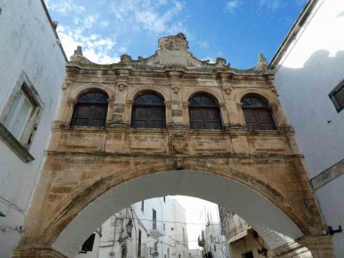 The Scoppa Arch; the original timber arch was replaced by this stone one in 1750