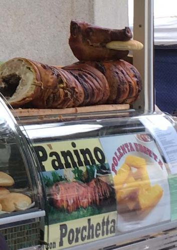 And the hot pork rolls were popular too 