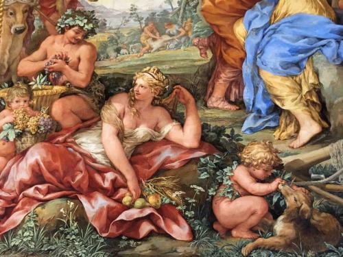 Pietro da Cortona's 'Golden Age', from the 'Four Ages of Man' cycle of frescoes (1637- 1640)