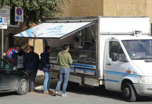 The fishmonger comes to town