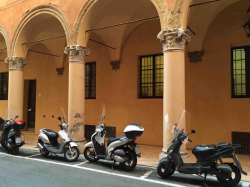 Typical Bologna street scene