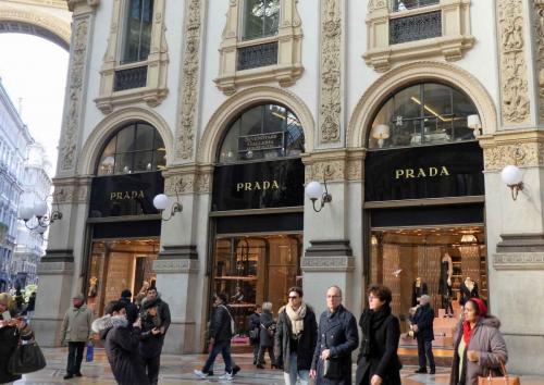 Many are inside the Galleria