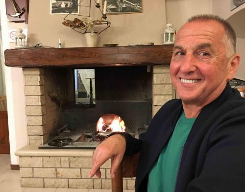 Enjoying a great dinner