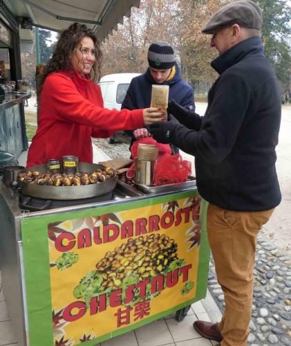 Not least because roasted chestnuts can be bought on almost every corner