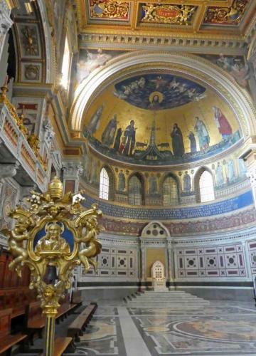 The Basilica is also the cathedral church of Rome