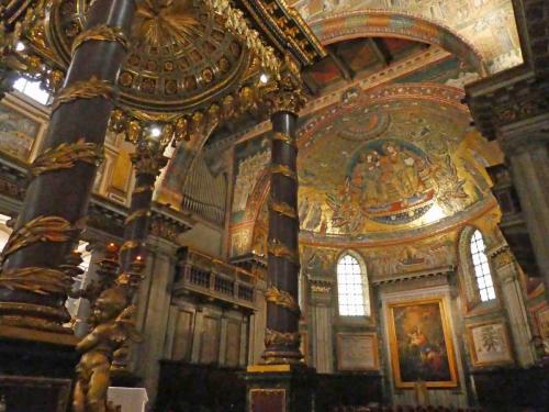Each Papal Basilica has a baldacchino, a canopy or structure over the high altar; only the Pope can celebrate the Mass at that altar
