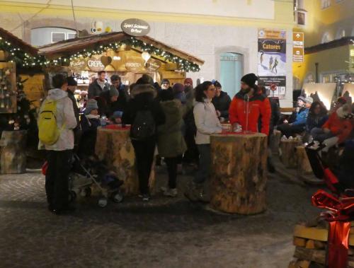 There were also lots of stalls selling food and hot drinks; this was our 'local'