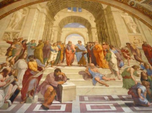 Raphael's Rooms; frescoes painted by Raphael and his pupils