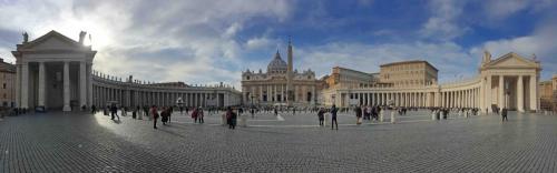 There has been a church on this site since Constantine the Great in the 4th century; the current Basilica was completed in 1626