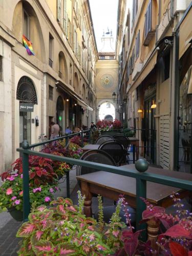 Street leading to Piazza della Loggia