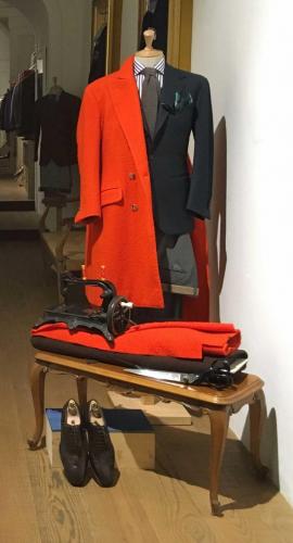 Greg has already made a friend of the 80-year-old master tailor next door who's been tailoring since the age of 11