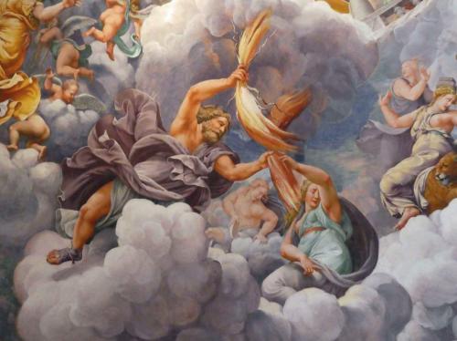 The all-powerful gods of Olympus represented the Gonzaga family