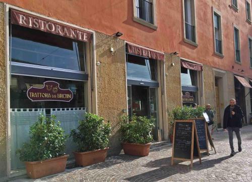 The braised rabbit at Trattoria dai Birichini