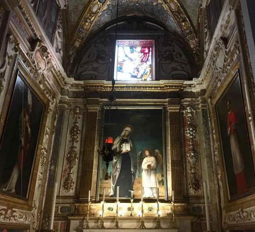 Inside the Abbey's church