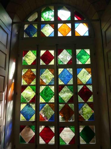 The internal entrance to the garden