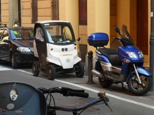 The funny little Posties' cars