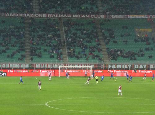 The snow held off for the first half