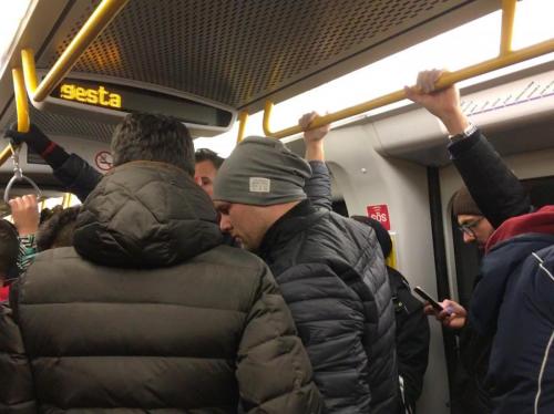 Almost everyone on the metro was checking the starting lineup
