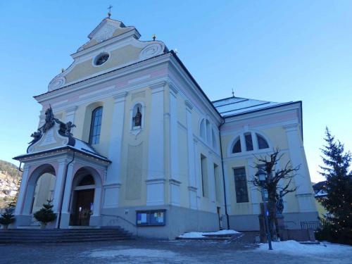 This is the town's parish church where Christmas Eve Mass was held
