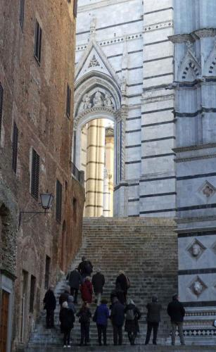 Steps leading to the Crypt
