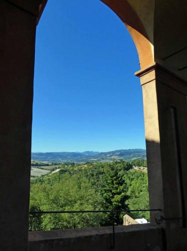 The view from the top of San Luca