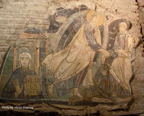 On the next level down, in the 4th century Basilica