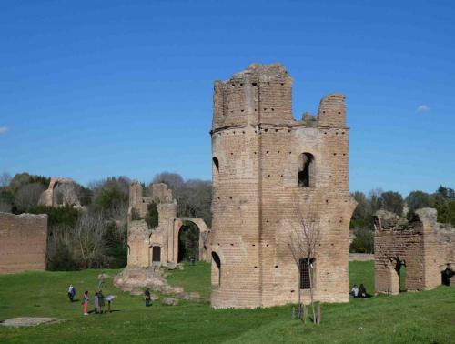 Further along is the 'Circus', a huge arena where up to 10,000 spectators watched chariot races