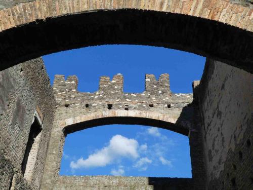 Finally, at the beginning of the 14th century the fort was remodelled into the Castello dei Caetani