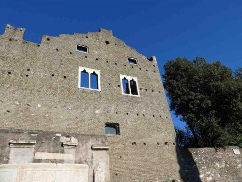 In the Middle Ages, the tomb was transformed into a watch tower and a fort was built alongside it 